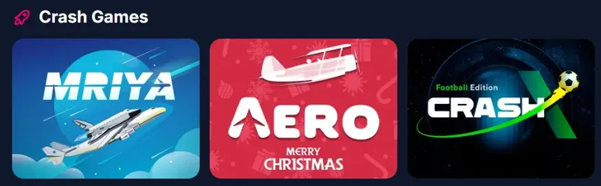 Crash games no Lukkly: Mriya, Aero e Crash X Football Edition